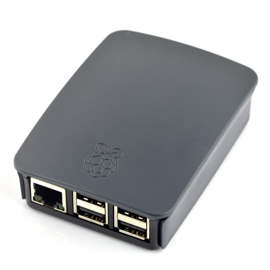 Obudowa Raspberry Pi Model 3B+/3B/2B oficjalna - grafitowa